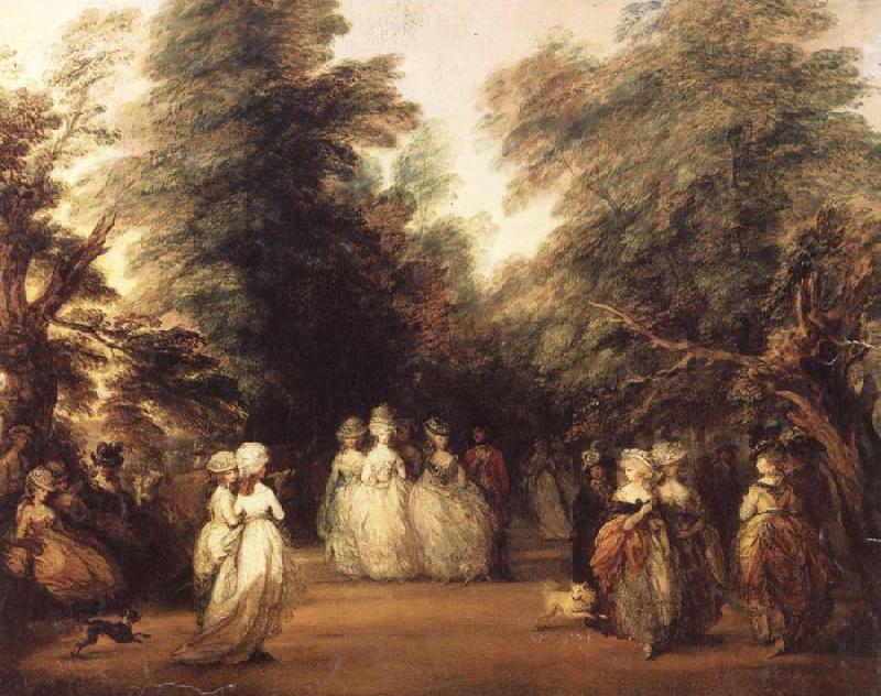 Thomas Gainsborough The Mall in St.James-s Park China oil painting art